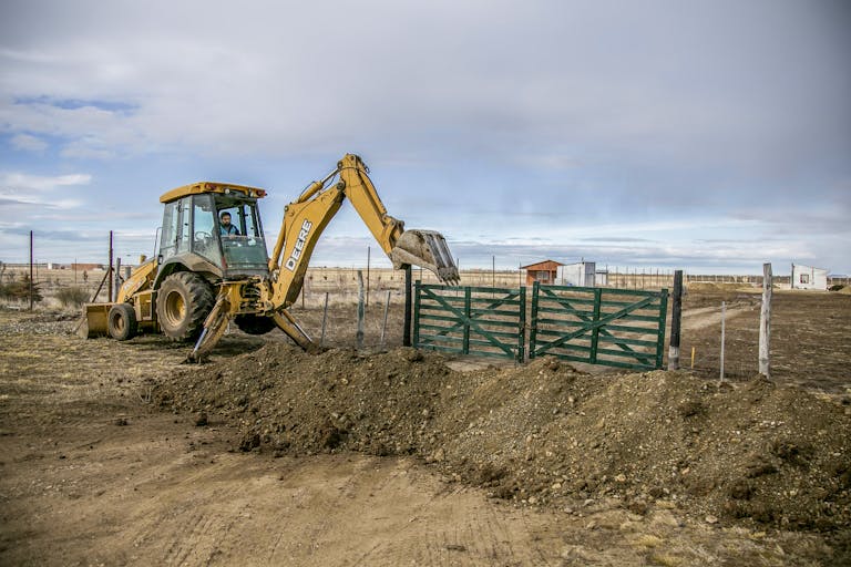 Yellow Excavator 